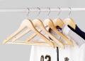 Top quality glory wood hanger natural wooden coat hanger (3 Pcs) - cloth hanger. 