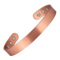 Vintage Red Copper Bangle for Women Ultra Powerful 3000 Guass Magnetic Energy 99.95% Pure Copper Cuff Bracelet Christmas Gift. 