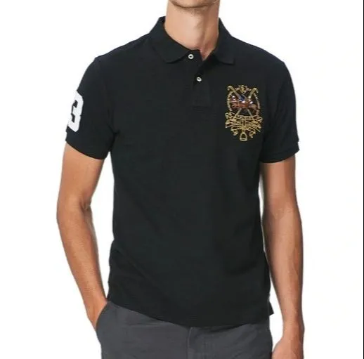 RL%20Men's%20Custom%20Triple%20Pony%20Embroidered%20Short-Sleeved%20Polo%20Shirt%20-%20Image%203