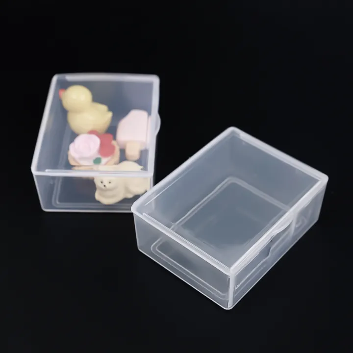 1/5/10Pcs%20Mini%20Rectangular%20Box%20With%20Lid%20Transparent%20Plastic%20Storage%20Boxes%20Dustproof%20Durable%20Storage%20Case%20Container%20Jewelry%20Packing%20Box%20-%20Image%205