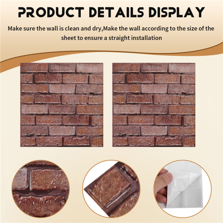 3D%20Wall%20Panels%20Peel%20And%20Stick%203D%20Brick%20Wallpaper%20-%20Image%202