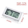 Digital Thermometer Hygrometer Mini LCD Humidity Meter Freezer Fridge Thermometer for -50~70 Coolers Aquarium Chillers. 