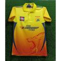 Chennai Super Kings Half Sleeve Jersey With Collar | IPL 2023. 