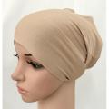 Modal Cotton Inner Hijab Caps Muslim Stretch Turban Cap Islamic Underscarf Bonnet Hat Female Headband Tube Cap Mujer Turbante. 