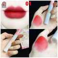 8 Pcs/set of Cigarete tube lip glaze set matte white lipstick student gift Lipstick set- 8 color/set Box. 