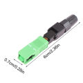 5Pcs FTTH SC APC Single Mode SC UPC Fiber Optic Quick Connector FTTH Fiber Optic Fast Connector SC Fiber Field Assembly Tool jingu. 