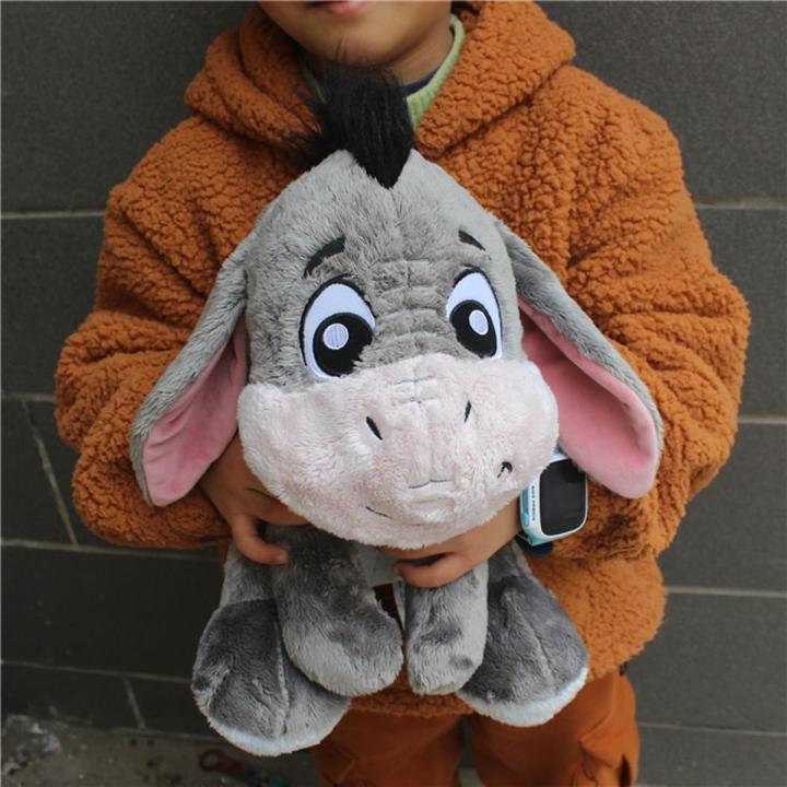 28cm Cute Cartoon Gray Eeyore Donkey Stuff Animal Soft Plush Toy Doll Birthday Children Gift Collection
