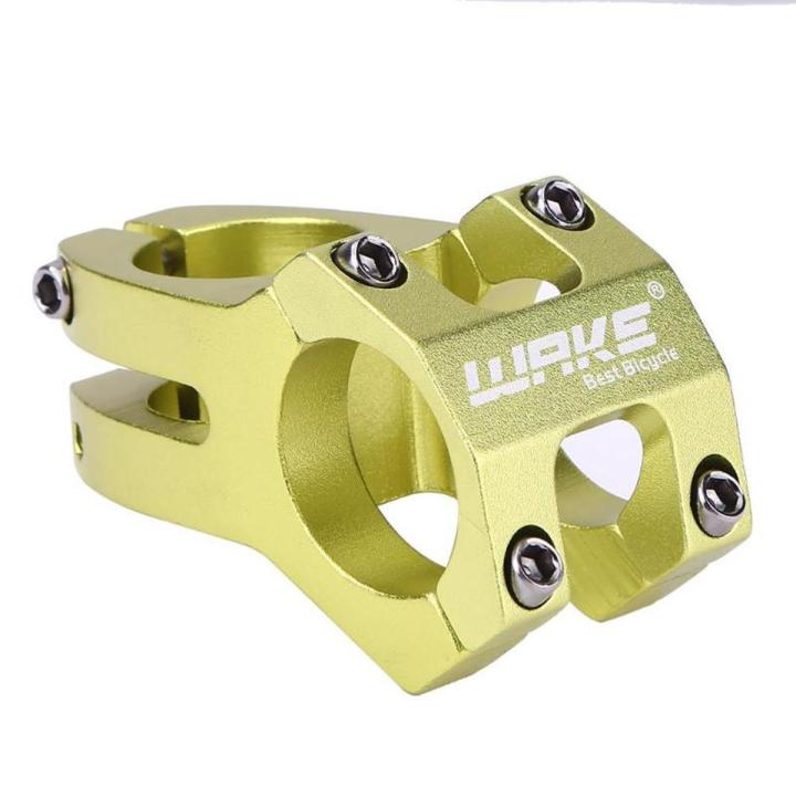 WAKE MTB Bike Handlebar Short Stem Bicycle Stem 31.8MM Cycling Bicycle Parts 5 Colors Bike Handlebar Stem Aluminum Alloy