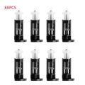 80Pcs CPU Heatsink Mount Pin Plastic Push Screw Cooler Cooling Fan Fastener Mounting Clip for Intel Socket Accessories. 