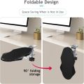 Comfortable Desktop Extension Computer Arm Rest Support Hand Shoulder rotection Folding Desk Adjustable Armrest Pad Ergonomic Elbow Attachable Board Mousepad Mouse Arm Wrist Rest Office. 