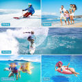 Doomhot Waterproof Phone Case Summer Swimming Diving Surfing Small Waist Floating Airbag Mobile Phone Waterproof Bag for 7.2 inches Phone Swimming Dry Bag IPX8 Protective. 