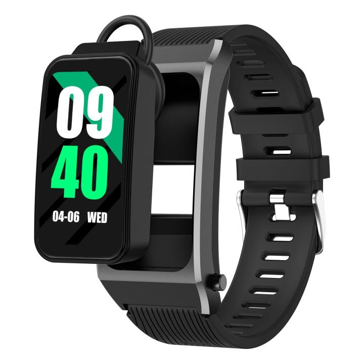 (New) B7 Pro 1.5 inch 2 in 1 Bluetooth Earphone Silicone Strap Watch, Support Heart Rate / Sleep Monitoring