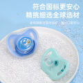 New Baby Print Pacifier Cartoon Silicone Sleeping Pacifier Newborn Baby Comfort Pacifier With Lid.
