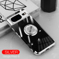 Applicable Google Pixel 8 Phone Case Google 8Pro Electroplating Transparent Protective Cover Ring Magnetic Car New. 