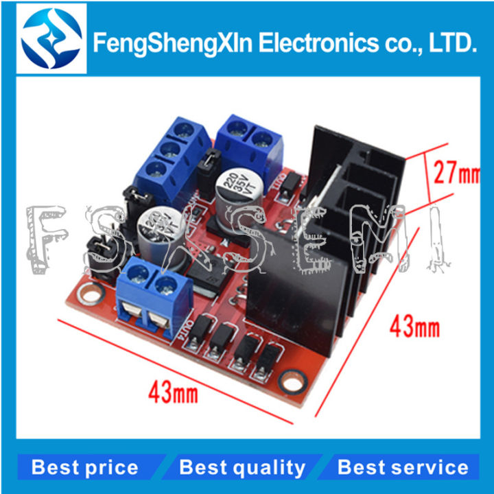 1pcs New L298n Driver Board Module L298 Stepper Motor Smart Car Robot Breadboard Peltier High Power