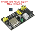 Breadboard Power Supply Stick- 3.3V, 5V. 