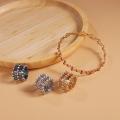 2 In 1 Magic Retractable Ring Bracelet Creative Stretchable Twist Folding Ring Crystal Rhinestone Bracelets Women Jewelry Gift.