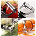 Stainless Steel Fruit & Vegetable Peeler Julienne Cutter Tools Multifunction Potato Carrot Peelers Grater Kitchen Gadgets. 