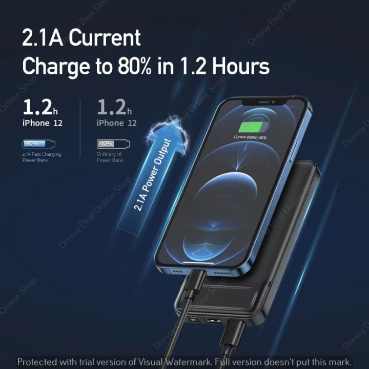 AWEI%20P5K%20Portable%20Power%20Bank%2010000mAh%20Power%20bank%20Dual%20USB%20A%20Type%20c%20Micro%20Dual%20input%20Fast%20Charge%20-%20Image%205
