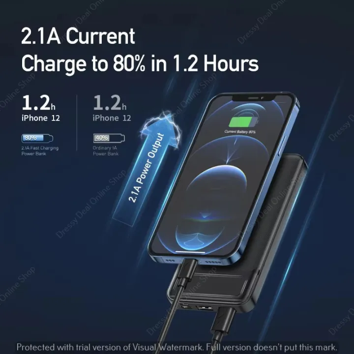 AWEI%20P5K%20Portable%20Power%20Bank%2010000mAh%20Power%20bank%20Dual%20USB%20A%20Type%20c%20Micro%20Dual%20input%20Fast%20Charge%20-%20Image%205
