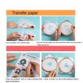 Embroidery Transfer Paper Water-soluble Film Copy Pattern Tracing Cloth Copying Paper Handmade Crafts Dissolving Fabric Drawing.