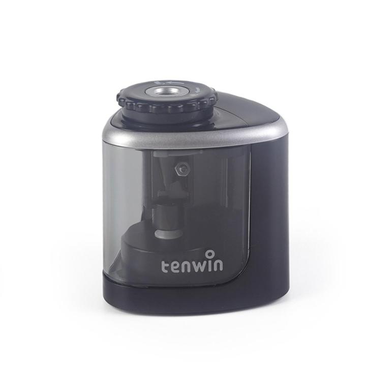 Electric Auto Pencil Sharpener Safe Student Helical Steel Blade Sharpener for Artists Kids Adults Colored Pencils