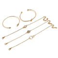 5 Pcs/ set Stone Bracelet Set For Women Beautiful Design.