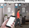 Smart Wifi Tuya Alarm Infrared Remote Control Infrared Intrusion Detection Alarm for Smart Home Security Alarm / Motion sensor alarm device, Pir Alarm.