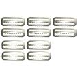 10Pcs Scuba Diving Weight Belt Slide Keeper Ring Webbing Harness Belt Retainer Stopper Freediving Accessoires. 