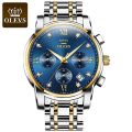 OLEVS Mens Watches Luxury Dress Stainless Steel analog Watches for Men. 
