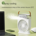 Rechargable Fan USB Personal Air Cooler Mini Humidifier Misting Fan. 