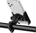 Metal Bike Mobile Holder For mobile phone bracket motorcycle bicycle takeaway rider -Black Easy to Use and Maintain C1.
