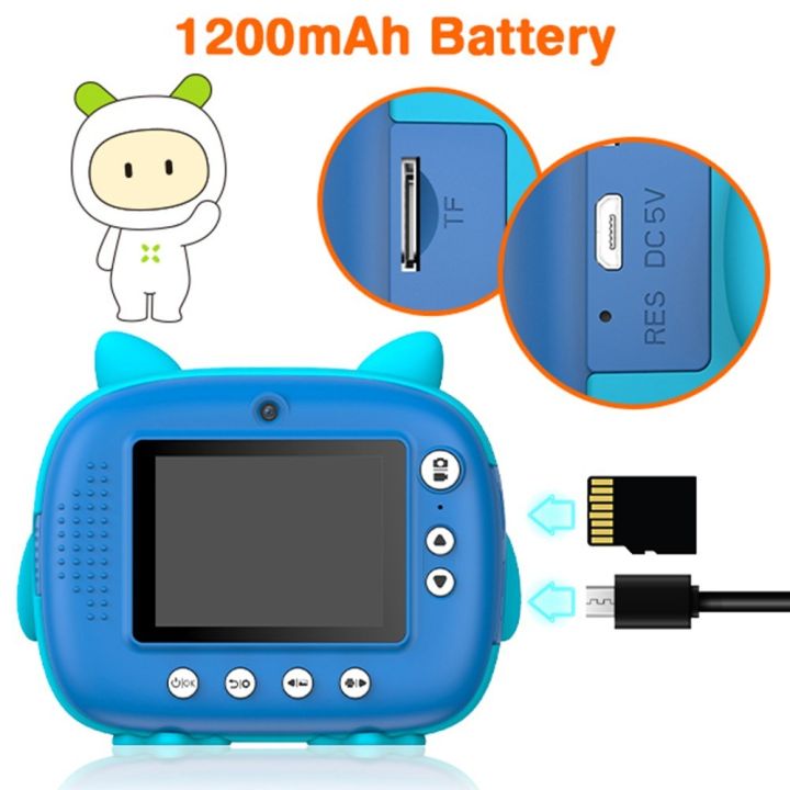 1080P%20Cute%20Kids%20Instant%20Camera%2012MP%20Kids%20Digital%20Camera%20with%203%20Printing%20Paper%20Rolls%202.4inch%20IPS%20Screen-blue%20-%20Image%206