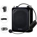SHIDU 25W Portable Wireless Voice Amplifier for Teacher 4000mAh Battery Bluetooth Speaker with Microphone Echo AUX Recording S28. 