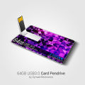 Pen Drive Zymak 64 GB Pen Drive Card Pendrive Ultra Slim Pen Drive 64 Gb Storage Capacity USB 3.0 Flash Drive - Pen Drive. 
