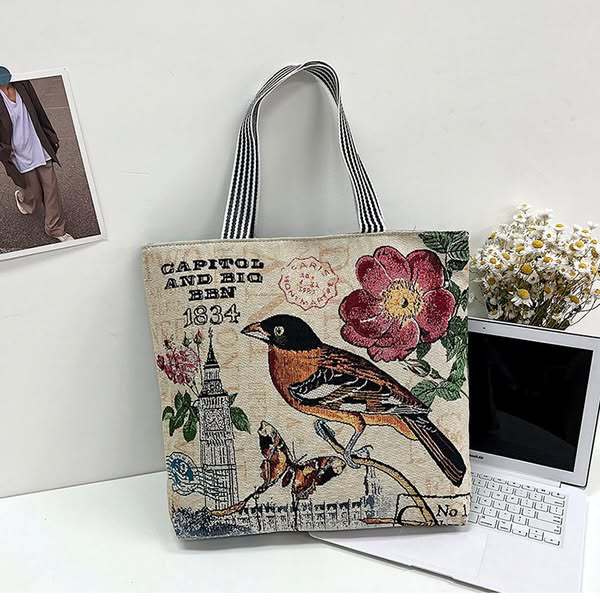 Elephant%20Printed%20Tote%20Bags%20Embroidered%20Shoulder%20Bags%20Lady%20Large%20Capacity%20Handbags%20-%20Image%202
