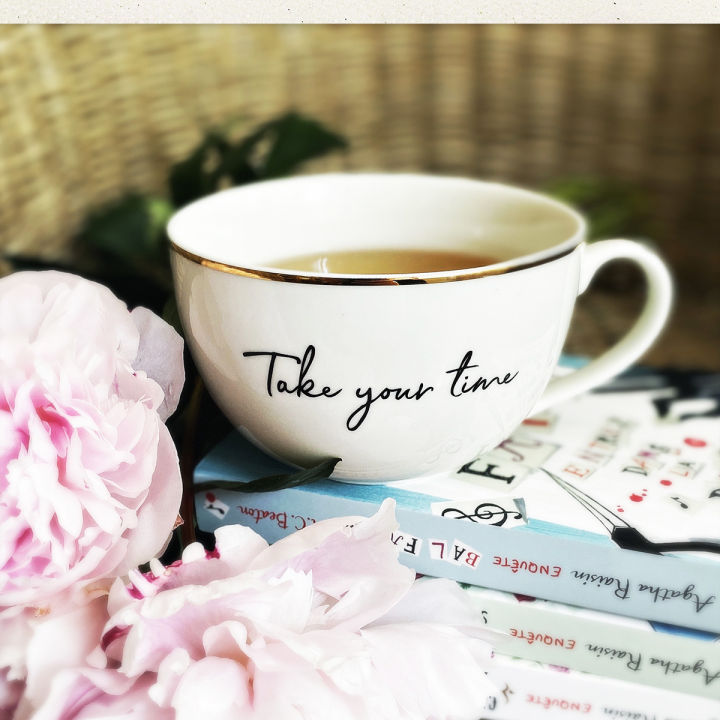 Large Coffee Mug | Pottery Soup Mug | Stoneware Coffee Mug,  White with black text, EXTRA LARGE Mug, Handmade Ceramic Cute Mug soup bowl