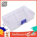 HelloWorld Fishing Gear Case Multifunctional Fishing Tackle Fish Hooks Tools Storage Box.