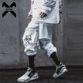 11 BYBB'S DARK Streetwear Cargo Pants Elastic Waist Multickets Joggers Pant Man Harajuku PuTactical Trousers WB063. 