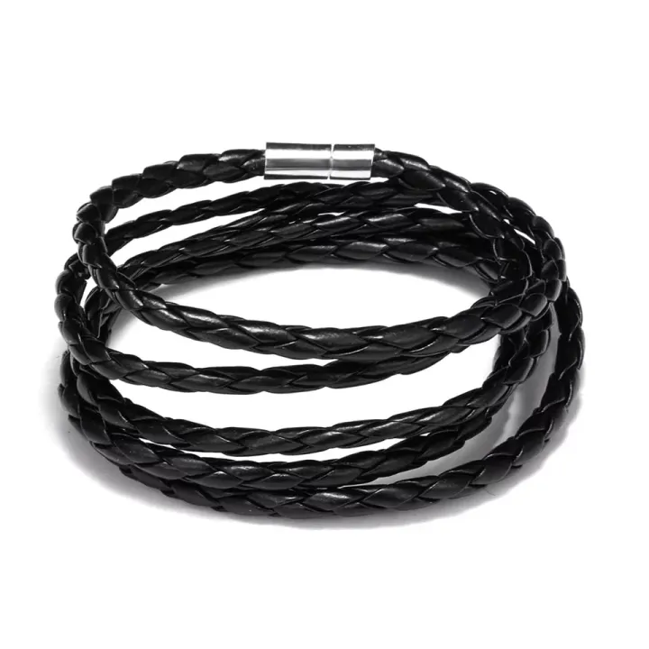 Bracelet%20Leather%20Wristband%20Interlaced%20Cuff%20Bangle%203%20Wrap%20Around%20Rope%20Bracelet%20-%20Image%203