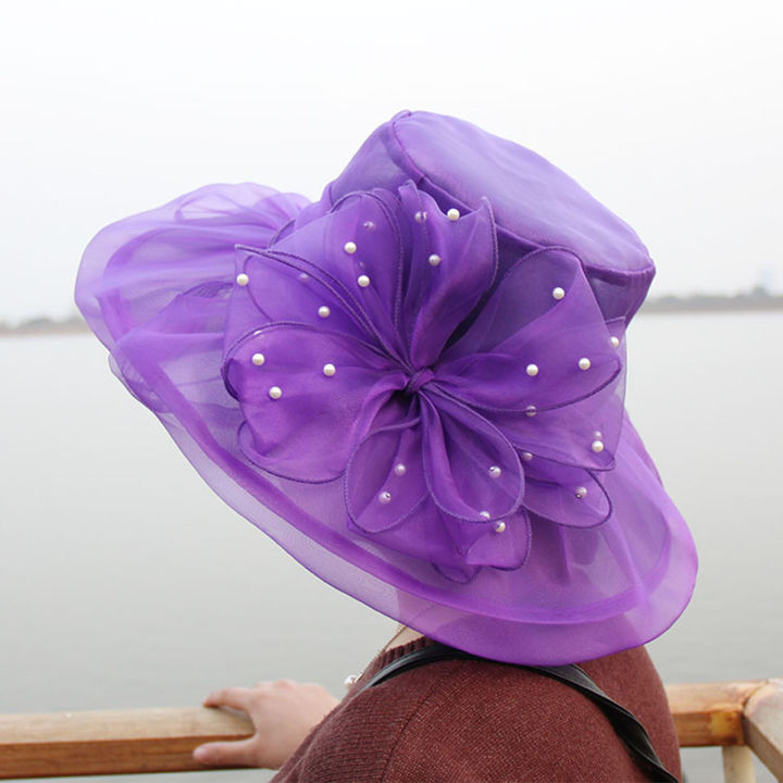 Ameesi%20Party%20Hat%20Breathable%20Lady%20Temperament%20Wedding%20Hat%20-%20Image%206