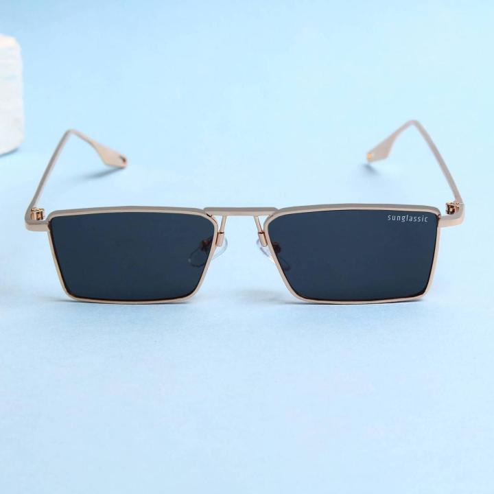 REBEL EDITION Sunglasses 2024 Fashion Small Box Metal Frame Rectangle Glasses The New Vintage Men And Women Luxury Designer Driving Eyeglasses - Sun Glass For Men