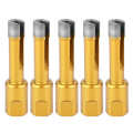 Angle Grinder Accessory 5 Pcs Drill Bit Opener Diamond Hole Saw Cutting Tool for Marble Glass Ceramic. 