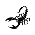【Mary DAI Store】13*11.46cm Funny Scorpion Car and Decals Car Styling Products Window Door Vinyl Sticker for Car Accessories. 