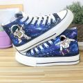 New High-Top Canvas Shoes White Shoes Women's Shoes Spring Sneakers Sneakers Men's Korean-Style Versatile Sneakers for Students Women. 