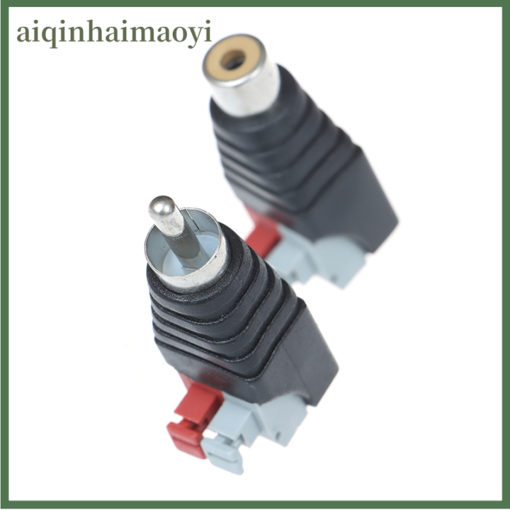aiqinhaimaoyi%20Speaker%20Wire%20A/V%20Cable%20to%20Audio%20Male%20Famale%20RCA%20Connector%20Press%20Plug%20Terminal%20-%20Image%207