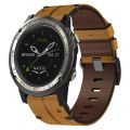 26mm Leather Texture Watch Band For Garmin D2 Charlie. 
