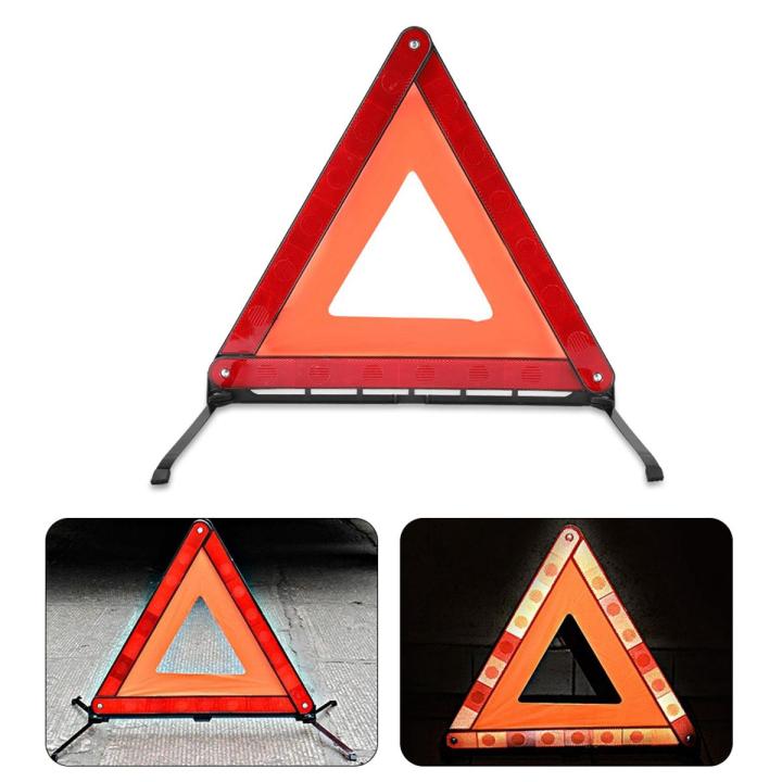 Foldable Car Reflective Triangle Emergency Fault Sign Warning Board Car Stop Sign