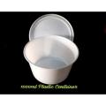 One time disposable Food Containers with Lid round Shape Sweet box 25 pcs.