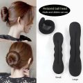 Sponge Plastic Loop Curly Hair Maker Hair Scrunchie Headband Twist Donut Bun Curler Braiders Hairbands Hairs Styling Tools.